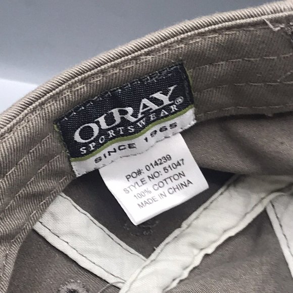 Steamboat Colorado Cadet Hat Army Cap Green - Snowboard Adjustable VGC - Picture 7 of 7